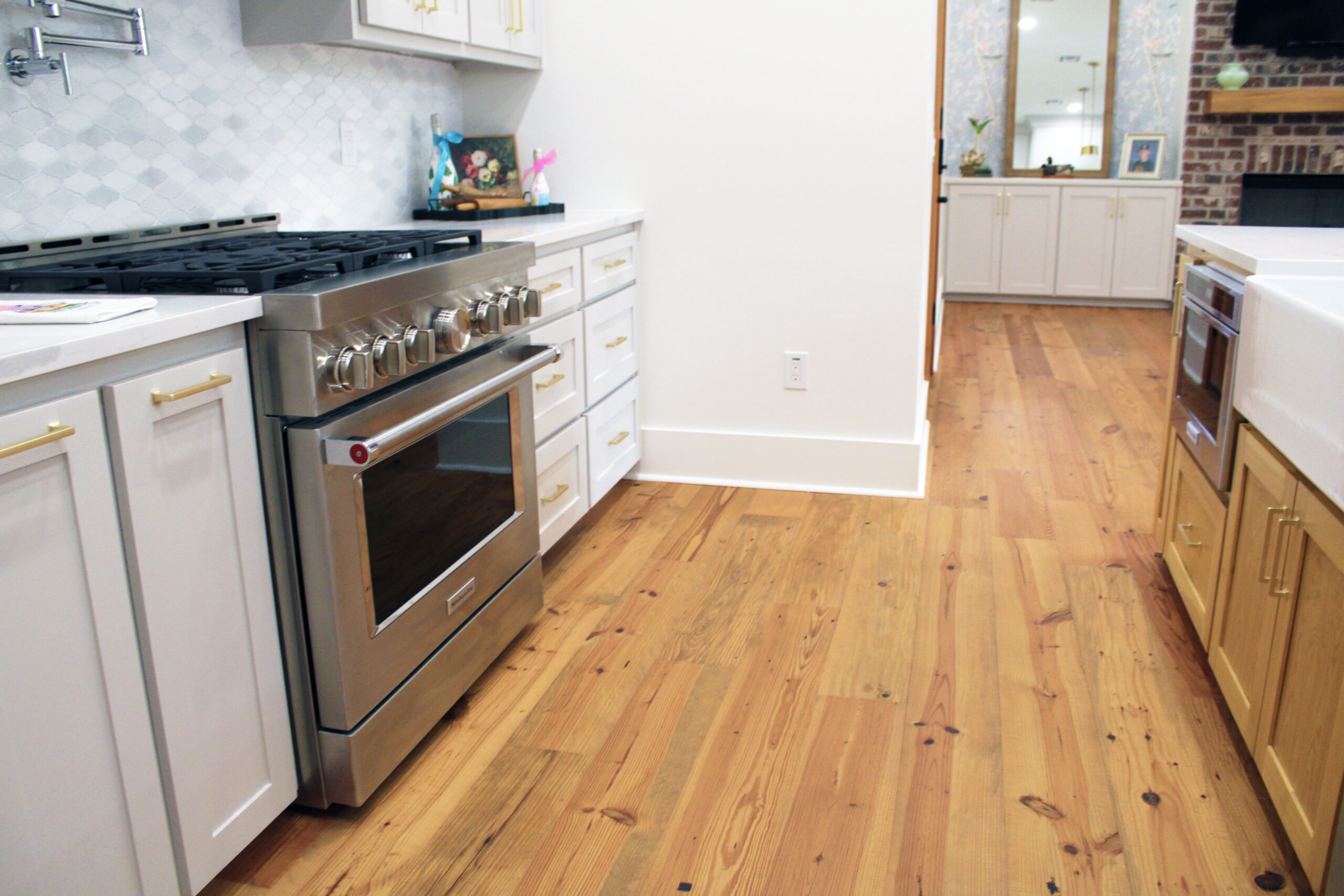 Engineered Reclaimed Heart Pine Flooring Louisiana Climate Stable