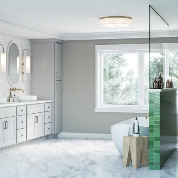 Essential Gray Bathroom 1 Essential Gray Bathroom 1